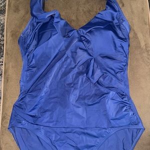 WHBM halter style one piece swimsuit